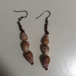 Seashell earrings